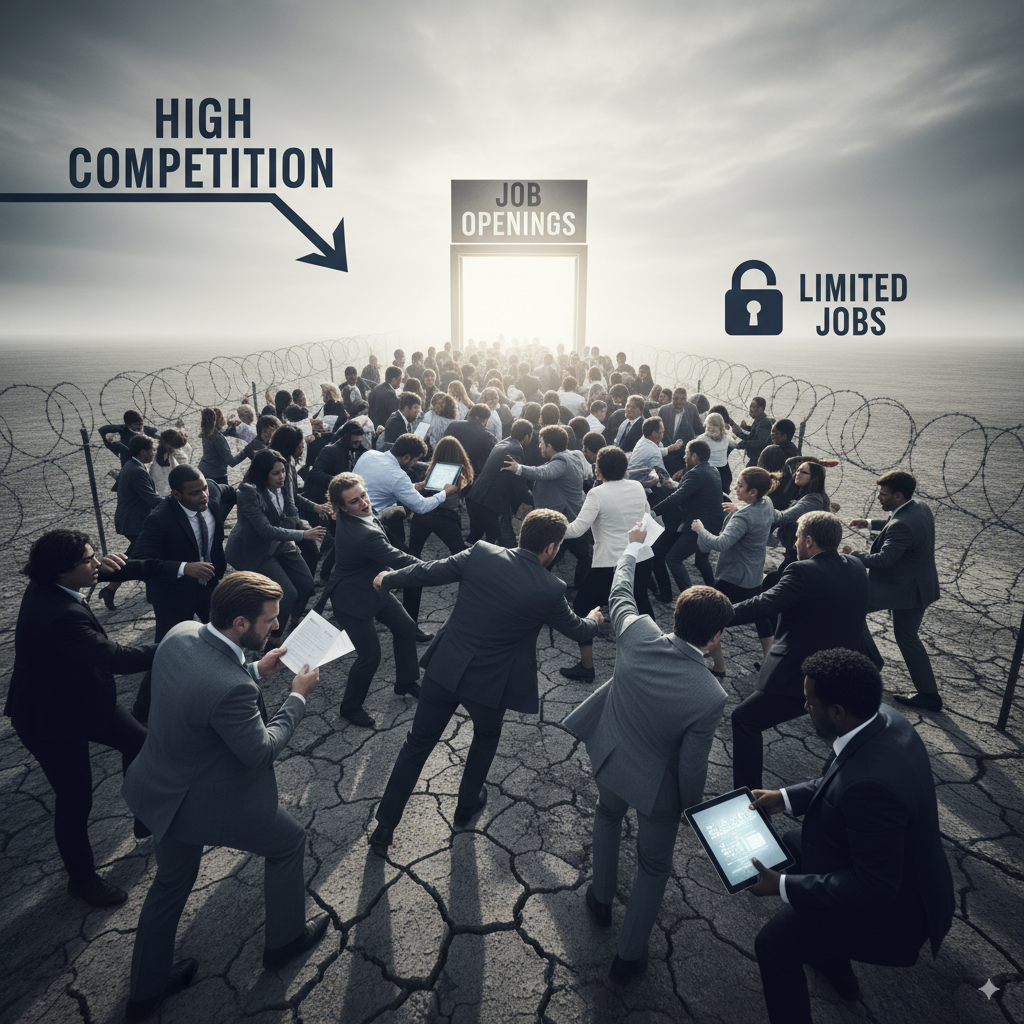 High Competetion and Limited Jobs